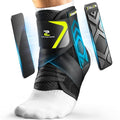 ZOELION Quick Lace Up Ankle Brace with Side Stabilizing Pads, Slim Fit Ankle Support Brace, Adjustable & Breathable Ankle Support for Men Women, Ankle Stabilizer for Sprain,Injury Recovery,Sports,M