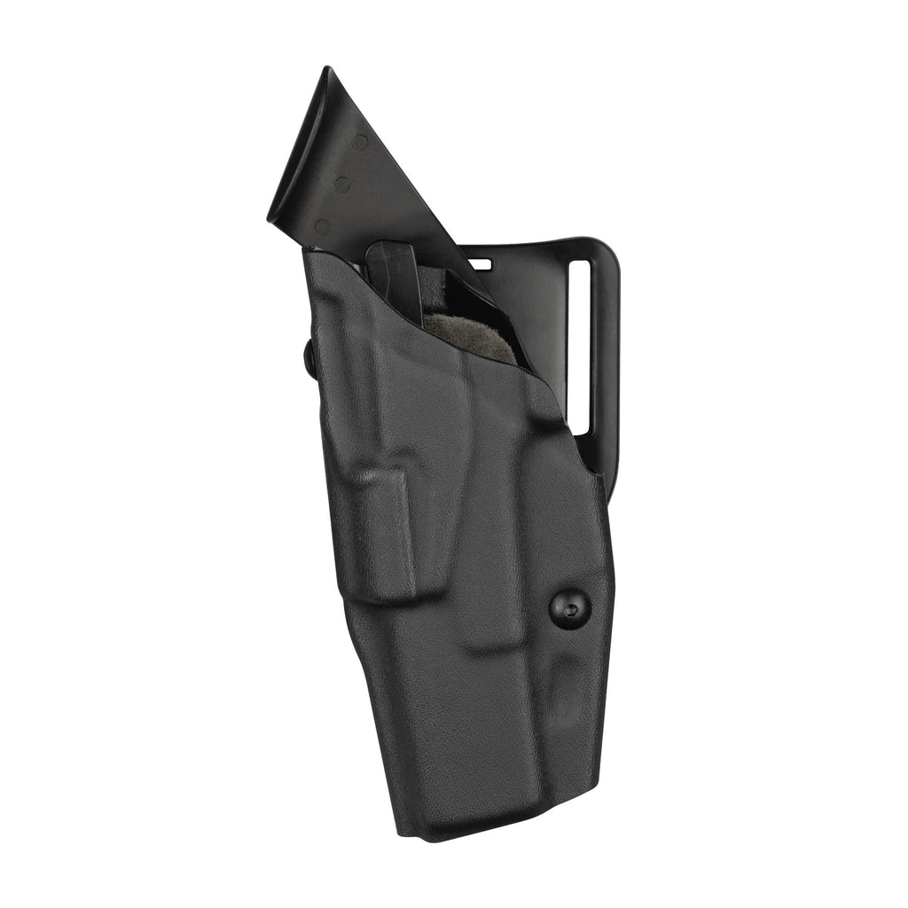 Safariland 6390 ALS Mid-Ride Duty Rated Level I Retention Holster, Fits Glock 19/23, STX Tactical Black, Left Hand