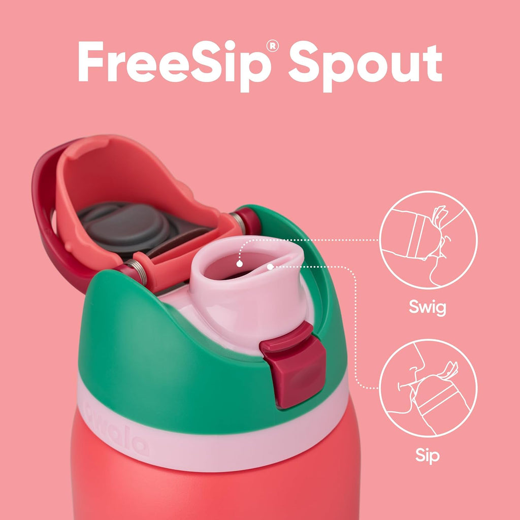 Owala FreeSip 32 oz Insulated Stainless Steel Water Bottle - BPA-Free, With Straw, Ideal for Sports & Travel