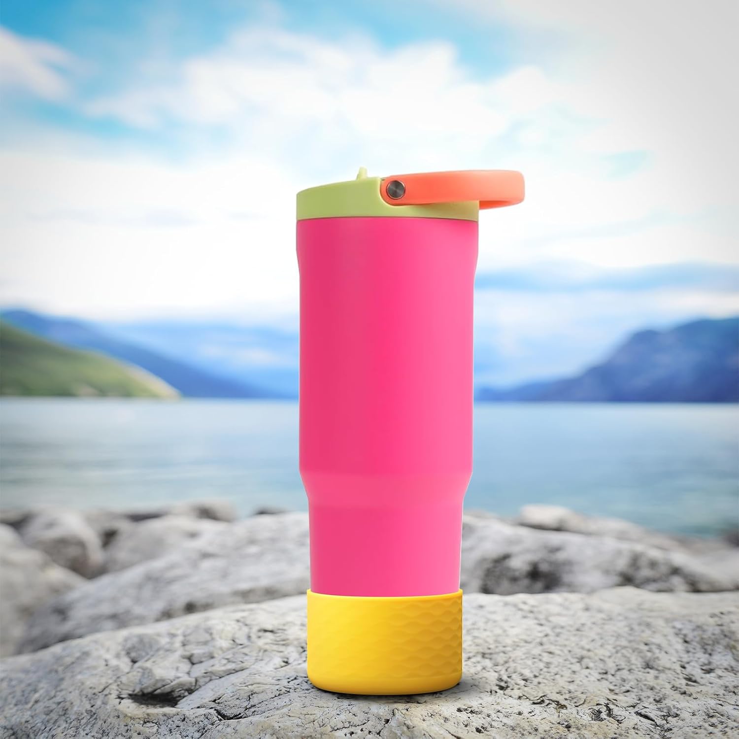 Yoleike Silicone Boot for Hydrojug Traveler 40 oz Tumbler - Anti-Slip Protective Sleeve, BPA Free