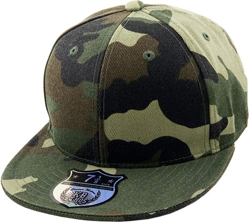 KBETHOS® 6 Panel Flat Brim Fitted Cap - Original True-Fit Design for Ultimate Comfort