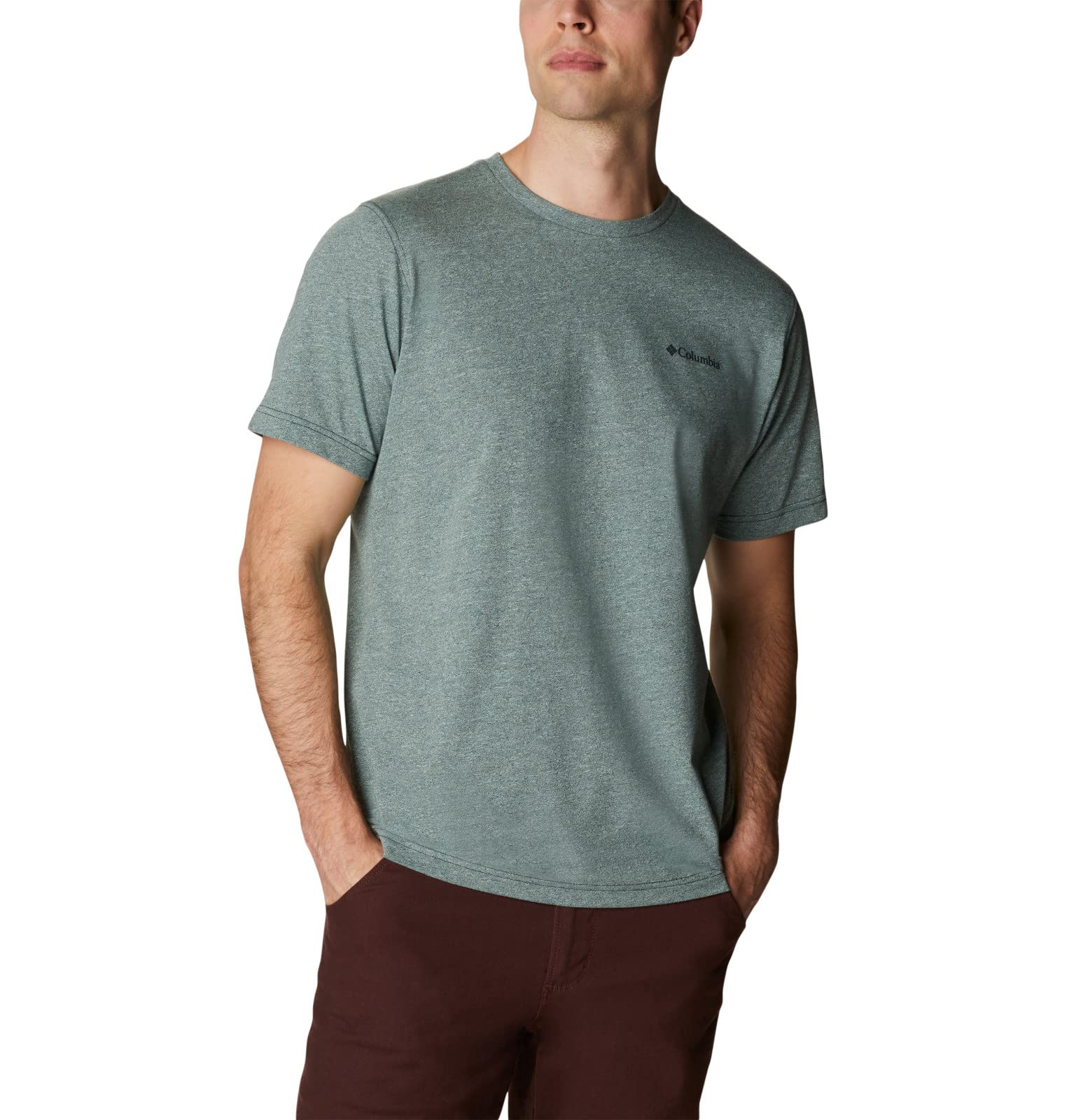 Columbia Men's Thistletown Hills Short Sleeve, Kelp/Spruce, XX-Large