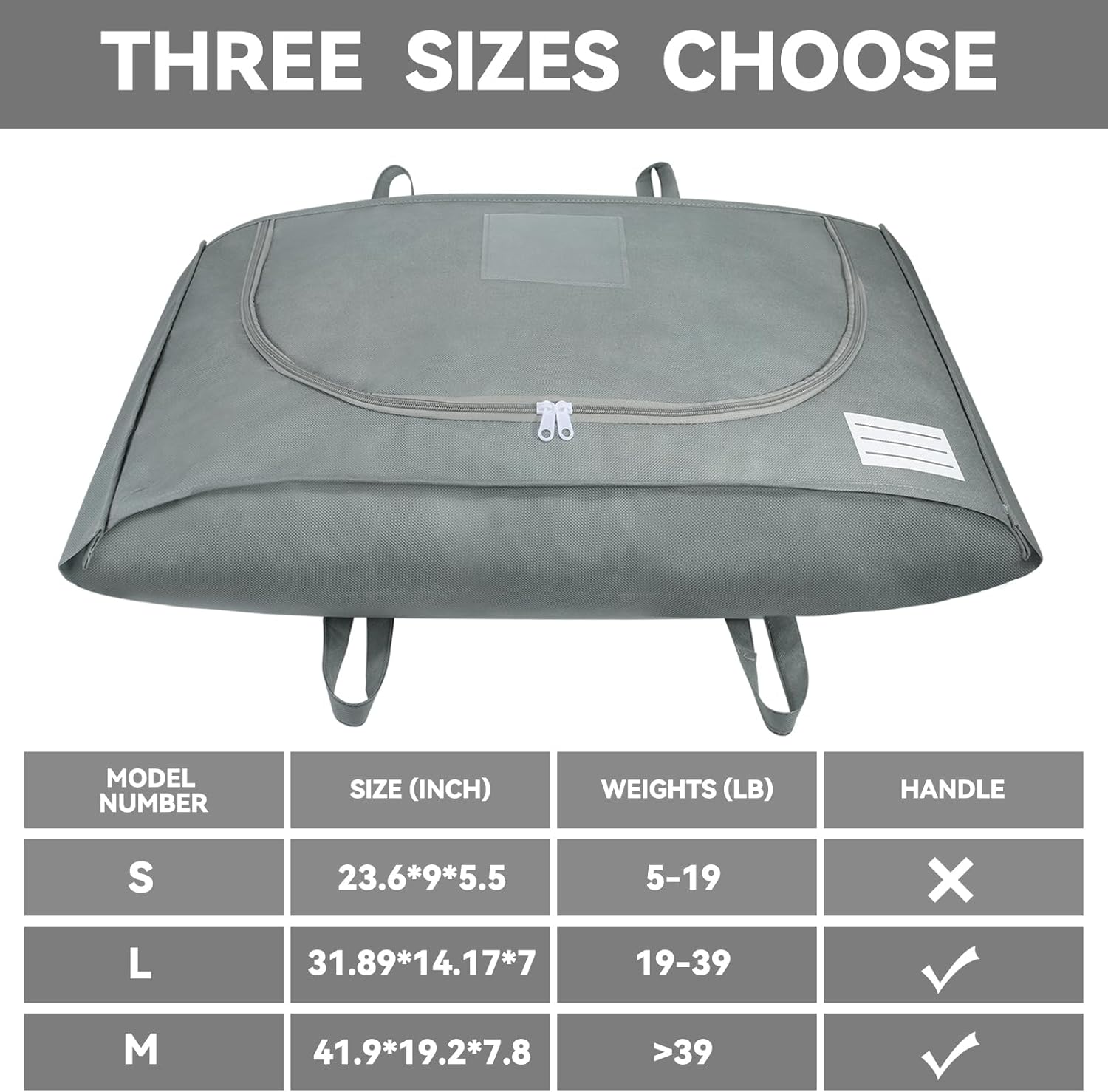 Pet Burial Bag with Handle - Eco-Friendly Dog & Cat Casket for Dignified Memorial | Size M (31.89 x 14.17 x 7 in)