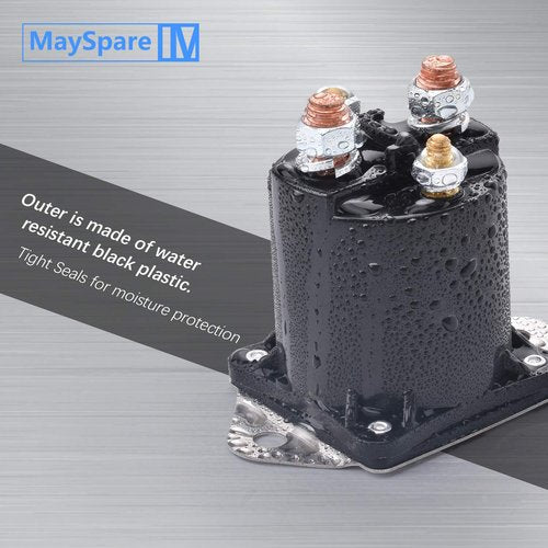 MaySpare 12V Gas Golf Cart Solenoid Relay for Club Car 1984 DS & Precedent Replaces Part Number 1013609,435-154