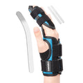 VIGORFIT 2 Finger Splint for Trigger Finger, Broken Fingers, Knuckle Sprains - Double Finger Support for Index, Middle, Ring Finger, Unisex Sizes, Right Hand, M