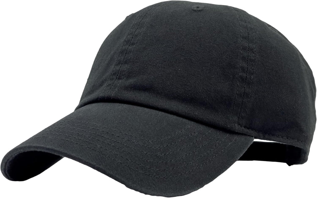 Utmost Unisex Classic Cotton Baseball Cap - Soft Adjustable Dad Hat in Black Camouflage