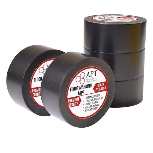 APT Multi-Color Marking Tape - Premium Safety Dance Floor Splicing Tape, 6 Mil Thick | 5 Rolls