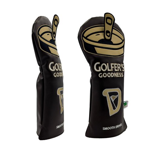 Foretra Driver Headcover - Golfers Goodness Beer Can Novelty Funny Golf Club Covers - Premium Quality Golfer Head Covers for Men Women Essential Golfing Accessory Universal Fit (Goodness)