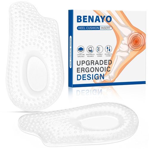 Plantar Fasciitis,Shock Absorption Orthotic Inserts,for Plantar Fasciitis,Heel Spur,Achilles Tendon,HRelieves Foot Pressure & Tired Achy Feet.