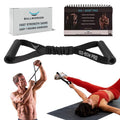 Bullworker ISO-BOW Pro Isometric Exercise Equipment: Self Resistance Stretching Strap & Workout Equipment, Portable Home Gym Exercise Straps with Handles - Yoga, Pilates, Mobility & Strength Training