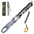 Skiennix Fish Lip Gripper - Professional Aluminium Alloy Fish Holder with 40 lb Weight Scale & 360° Rotation