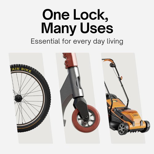 Boviisky Light Bike Cable Lock Combination,4 Digit,4ft Long Resettable Combination High Security Bicycle Lock for Scooter, Mountain Bike,Kids Bike Lock,Vinyl-Coated Anti-Theft 5/16 in Diameter