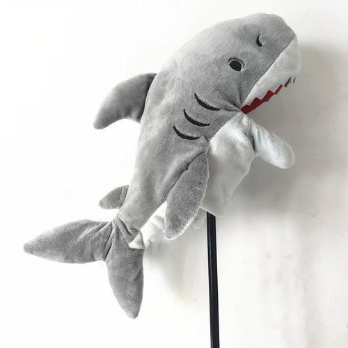 Golf Club Head Cover Funny Cartoon Golf Animal Wood Pole Set Suitable for 460 cc (Shark)