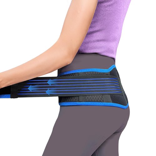 XURDKS Sacroiliac SI Joint Hip Belt With 360°Anti-slip strips for Men and Women Adjustable Pelvic Support and Lower Back Brace Belt for Sciatica,Pelvis,Lumbar & Nerve Pain Si Joint(Universal)