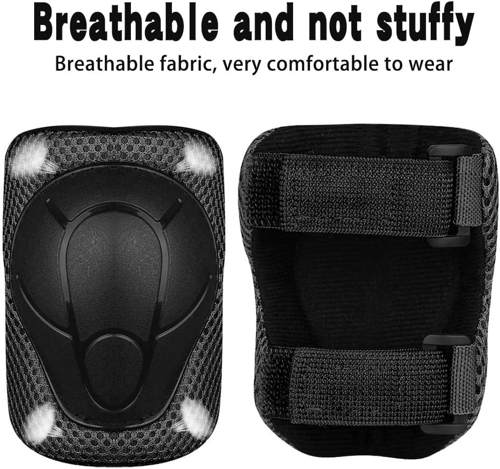 Skiennix Knee Pads Set for Kids - Protective Gear for Skating, Cycling & Rollerblading | Ages 3-10