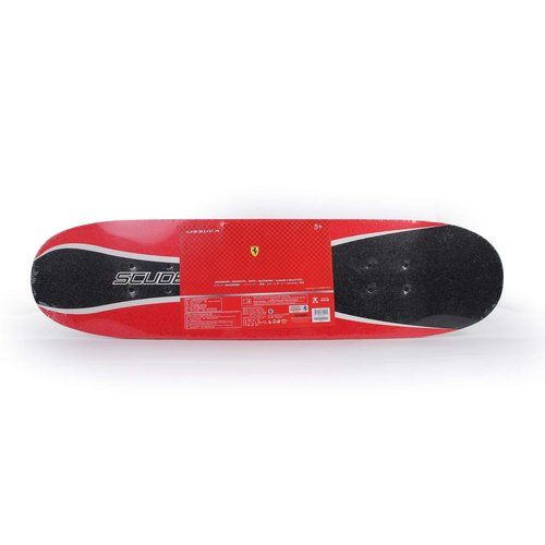 Dakott Ferrari 31 Inch Complete Double Kick 9 Layer Canadian Maple Deck Skateboard for Kids, Red/Black, Medium, (FBW190BLK)