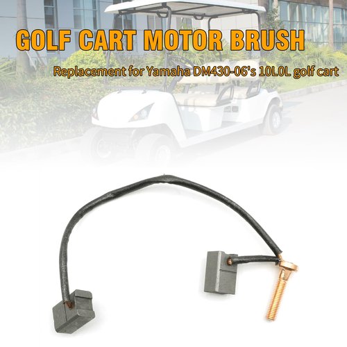 EATAKWARD 2Pcs JU2-H1801-20-00 Golf Cart Motor Brush, Replacement for Yamaha DM430-06 2.6KW G14 G16 G19 G20 G21 G22 Gas Electric 1995-2007