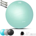 HAPBEAR Exercise Ball - Anti-Burst Slip-Resistant Yoga & Pilates Ball for Core Training | 22''/26''/30'' Sizes, Includes Quick Pump & 3 Resistance Bands