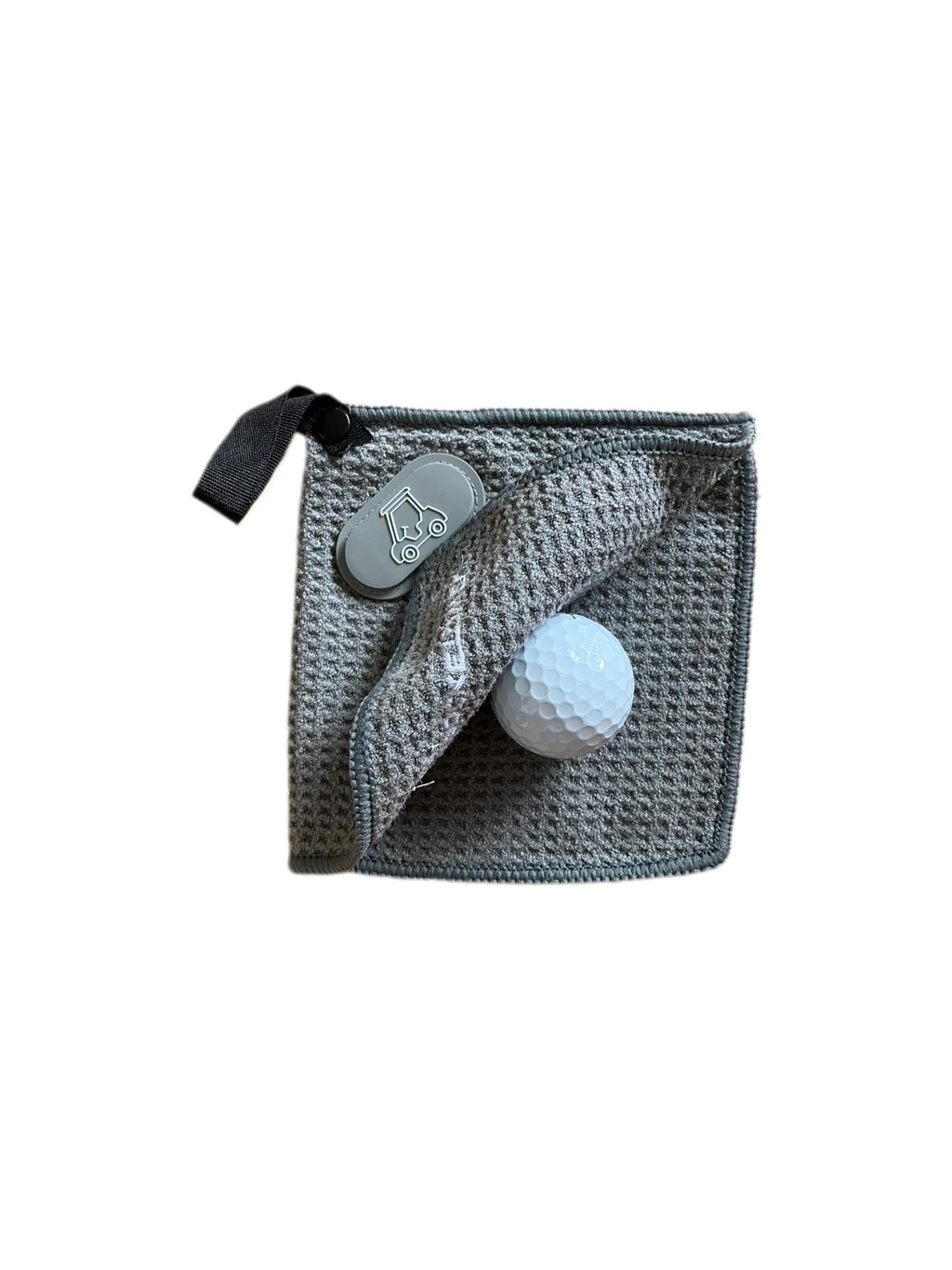 Pocketowel Magnetic Golf Towels, Small (Grey) | Iron Head Cover
