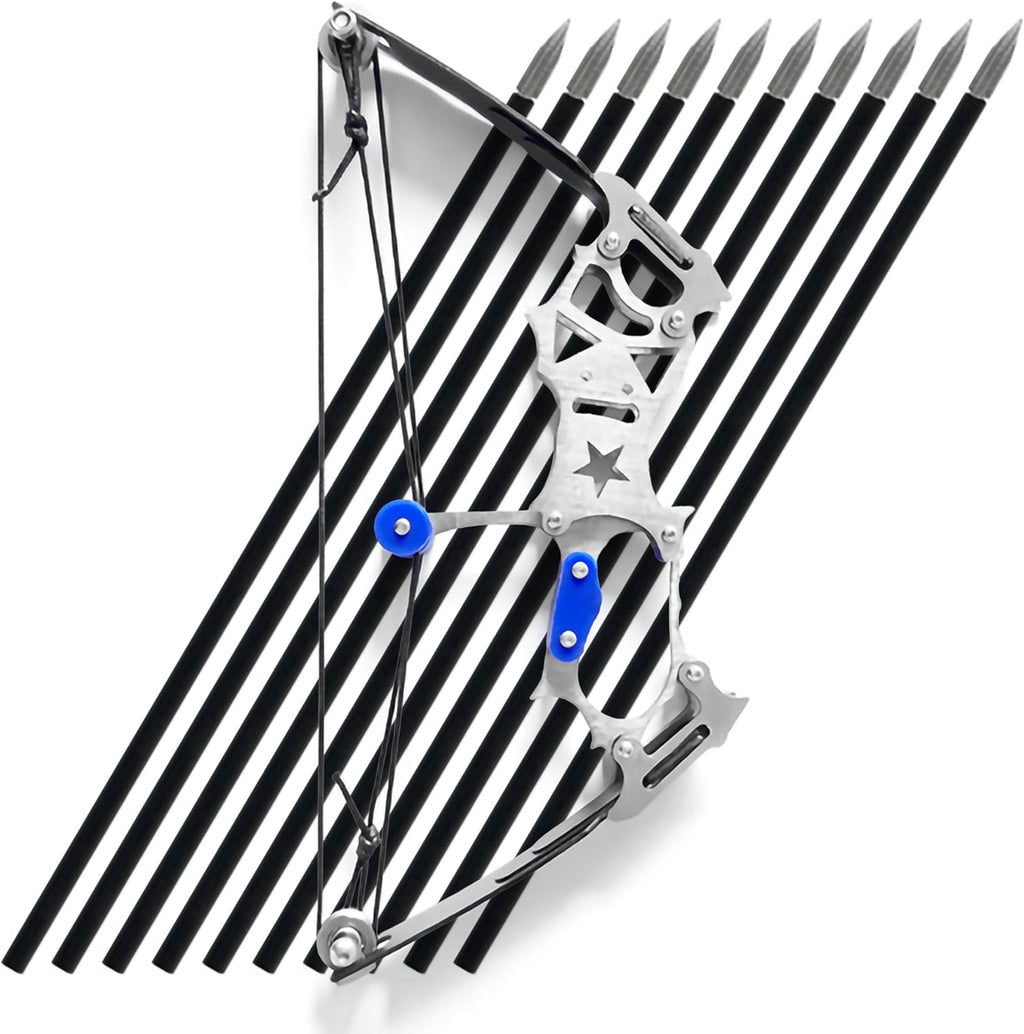 Skiennix Archery Bow Set - Left & Right Hand Compound Bow for Hunting & Practice | Durable Metal