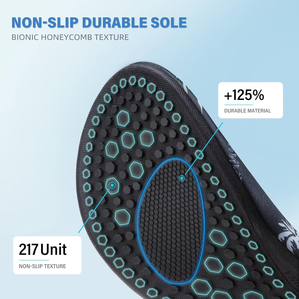 Skiennix Water Shoes - Quick-Dry Aqua Socks for Men & Women | Ideal for Beach, Pool, Yoga & Camping