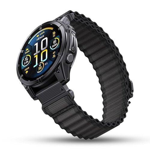 Dado QuickFit 26mm Nylon Watch Strap Compatible with Garmin Fenix 8X | Fenix 7X/7X Pro | Fenix 6X Pro/6X GPS | Fenix 5X Plus/ 5X GPS | Tactix 7 Pro | Enduro 2 | Mk2i/3i | Epix Pro 51mm., Sizeable