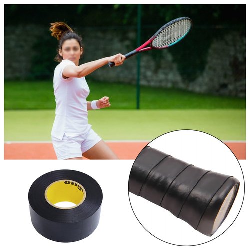 4 Packs 40 Yards Tennis Racquet Racket Raquet Vinyl Extra Finishing Grip Tape Finish Sticky