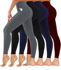 Dimore Leggings for Women with Pockets,Womens Workout Leggings High Waisted Yoga Pants for Tummy Control Gym