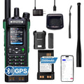 BAOFENG UV-32 Ham Radio Handheld, 10W Walkie Talkie with GPS, Bluetooth, APP Programming, Multi-Band, Wireless Copy Frequency, Type-C Rechargeable (UV 32 Baofeng/Baofeng UV 32)