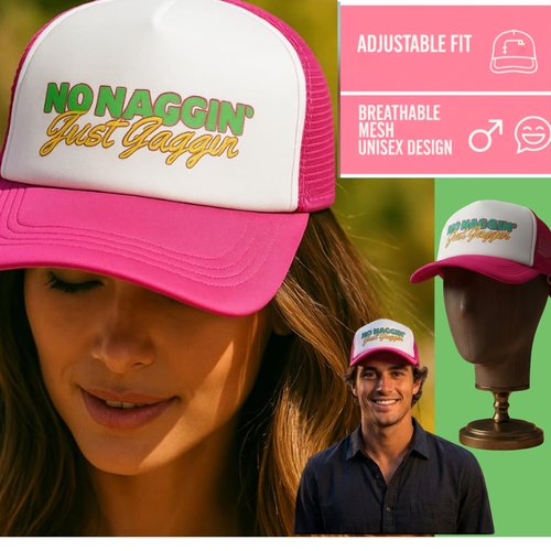 Awkward-AF Funny Trucker Hat for Women and Men – Adult Humor Mesh Snapback Baseball Cap – Inappropriate, Raunchy, Naughty & Offensive Funny Gift Hat for Adults Multi