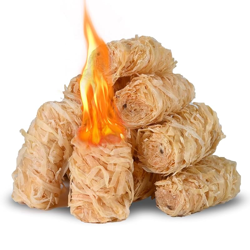 Charcoal Fire Starters for Grill - 150 Premium Natural Tumbleweed, SUNLIFER Variation of THIS listing