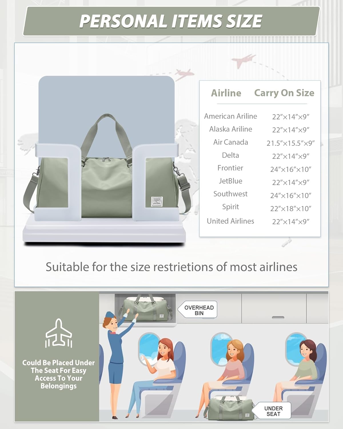 Skiennix Women's Gym Bag - Stylish Travel Duffel Tote for Weekend Getaways | Versatile & Spacious