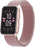 MorePro Fitness Tracker - 24/7 Heart Rate & Blood Oxygen Monitor | Waterproof Smartwatch for Men & Women - Active Pink