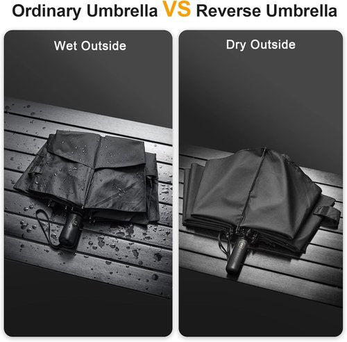 G4Free Large Golf Umbrella - Windproof Double Canopy | Compact 42/46/54/62 Inch Travel Design