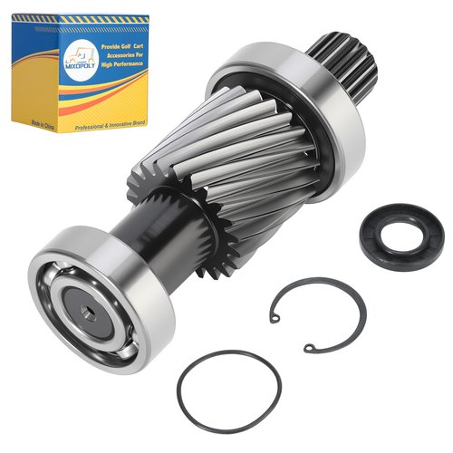 Mixopoly 19 Splines/21 Tooth Golf Cart Input Shaft Kit Replacement for EZGO Marathon 1988-1994 & TXT & Medalist 1994-up Electric Models Replace OEM # 26926-G01, 28095-G01, 612556,26926G01, 28095G01