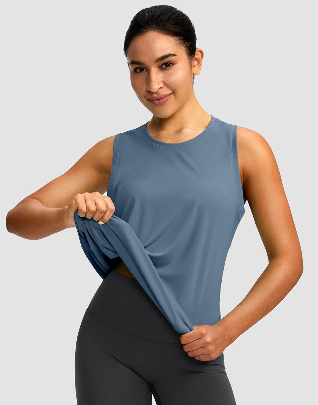 Skiennix Women's Racerback Workout Tank Top - Sleeveless Loose Fit Yoga & Running Gym Shirt