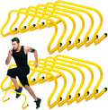 Wettarn 12 Pcs 9" Agility Hurdles - Reliable Speed Training Equipment for Soccer, Basketball, Football