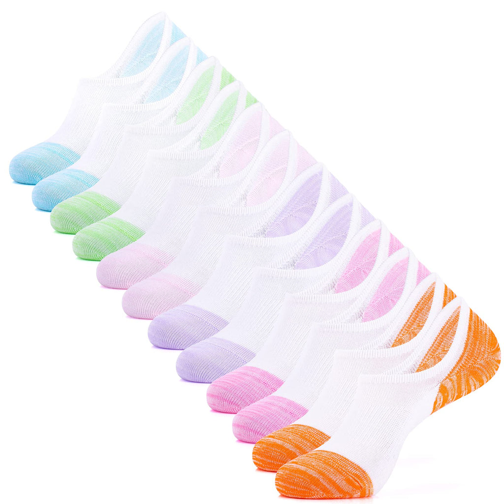 IDEGG No Show Socks Women & Men Low Cut Ankle Short Anti-slid Athletic Running Casual Invisible Liner Socks
