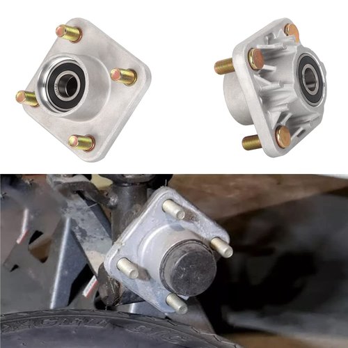 10L0L Golf Cart Front Wheel Hub Assembly 2 PCS for Club Car DS & Precedent 2003-up OEM# 102357701 with Hub Bearing/Oil Seal/Dust Cover
