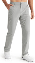 Libin Men's Golf Pants - Lightweight Quick-Dry Dress Trousers with Pockets | Available in 30", 32", 34" Sizes