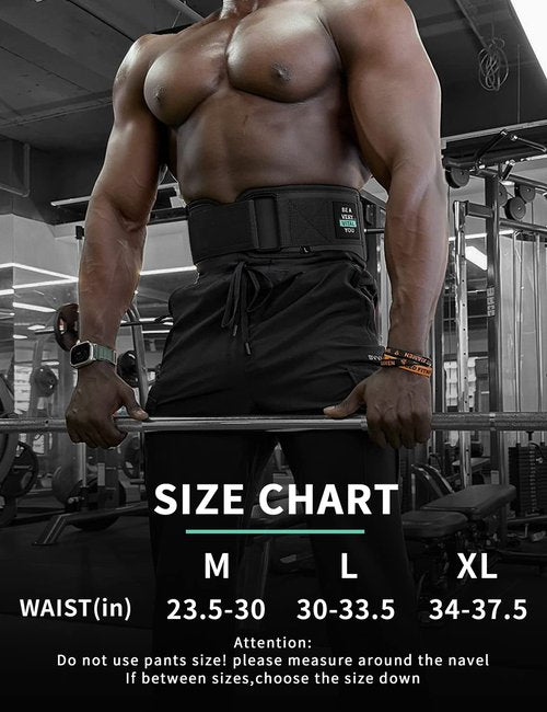 BVVU Weight Lifting Belts for Men Quick Locking Gym Belt for Workout Lumbar Support,Cross Training,Squat Belt Fitness Equipment