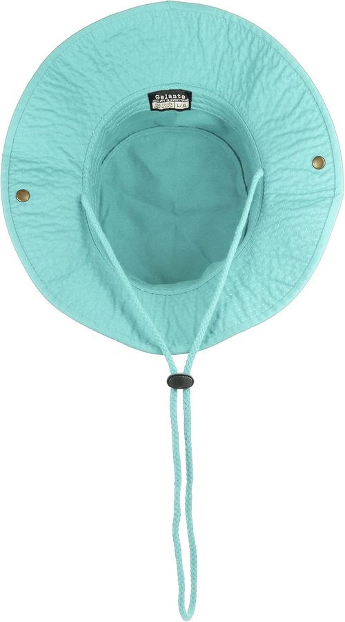 Gelante 100% Cotton Adjustable Bucket Safari Hat - Stone-Washed Sun Protection | Stylish & Comfortable