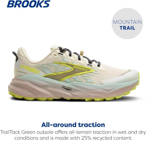 Brooks Women's Cascadia 19 Trail Running Shoes - Lightweight, Durable & Comfortable Fit