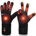 Heated Gloves for Men Women, Rechargeable Battery Electric Heated Gloves, Ultrathin Heating Gloves Hand Warmer 3 Heat Settings Heated Mittens for Winter Outdoor Hunting Riding Ski Hiking Motorcycle