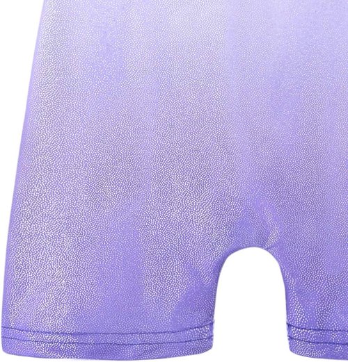 HOZIY Leotards for Girls | Sparkling Snowflake Biketard in Blue, Purple & Hot Pink - Perfect for Gymnastics
