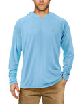 Roadbox UPF 50+ Fishing Shirts for Men Long Sleeve Sun Protection Lightweight Outdoor UV Hiking Shirts
