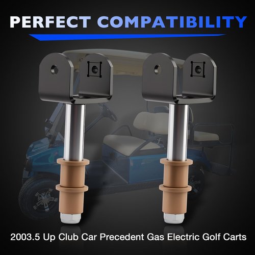 Front End King Pins Repair Kit, Compatible with 2003.5 Up Club Car Precedent Gas Electric Golf Carts, Replace 103638601 102287201 102288201 102288401 102289201 Front Kingpins Bushings Rebuild Kits