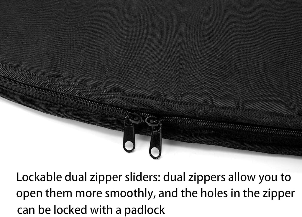 Soft Rifle Cases Rifle Bag Soft Shotgun Rifle Case 48 inch Long Bag Zipper Pockets Classic Tactical Transportation Case Adjustable Shoulder Strap Water Resistant Shooting Range (Black, 48 Inch)