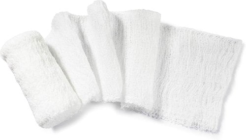 Med Pride Sterile Krinkle Gauze Rolls - Highly Absorbent 6-Ply Cotton Wound Dressing | 4.5'' x 4.1 Yards (6 Rolls)