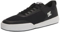 DC Men's Transit Casual Skate Shoe,Black/White,9.5
